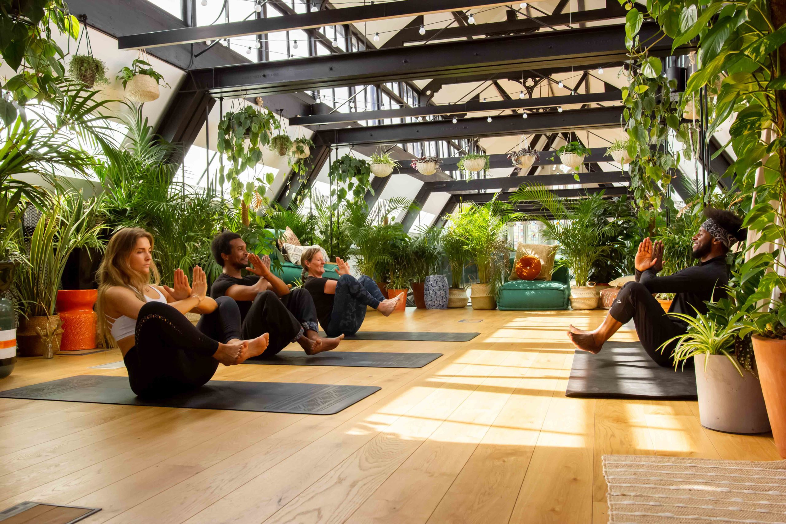 Yoga session at Missionworks, Hammersmith | Book by the day via Tally Workspace